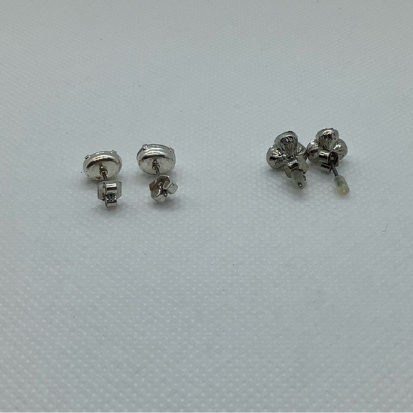 Two Pairs of Earrings - Clear Stone Studs (3 for $15) - Picture 4 of 4